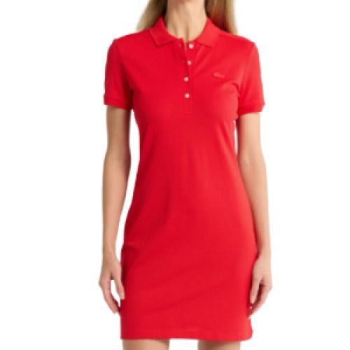 Lacoste Stretch Cotton Polo Dress