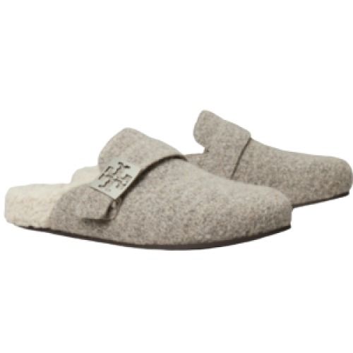 Tory Burch Women's Faux Shearling Lined Mules