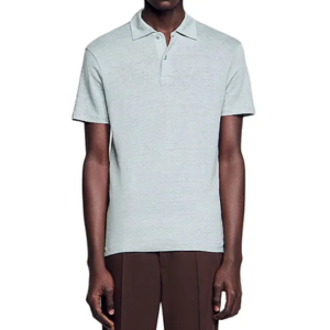 Sandro Linen Polo Shirt