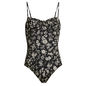 Ulla Johnson Dalila Ruched One Piece Swimsuit