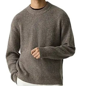 Theory Wool Blend Long-Sleeve Crewneck Sweater
