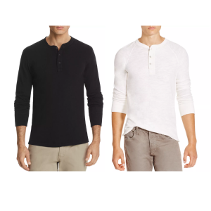 Rag & Bone Classic Flame Henley Tee