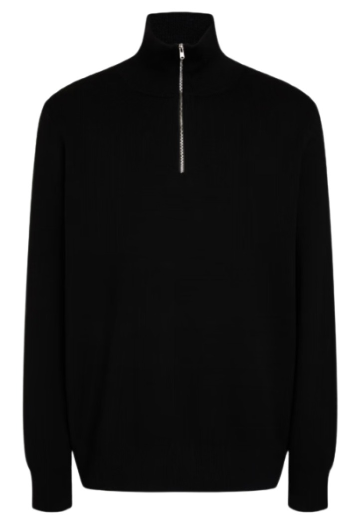 Sandro Knitted Half-Zip Sweater