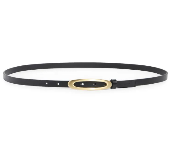 Ted Baker London Oval Buckle Leather Belt