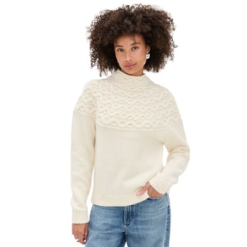 Theory Women's Cable Yoke Sweater