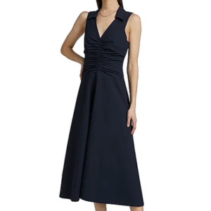 Cinq à Sept Kilda Ruched Midi Dress