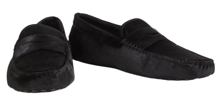 Tod's Gommino Calf Hair Driving Shoes