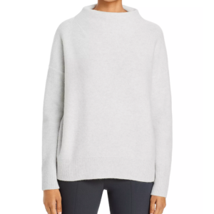 Vince Boiled Cashmere Funnel Neck Sweater