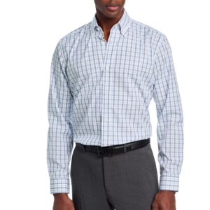 Bloomingdale's Cotton Shirt Windowpane Button Down Shirt
