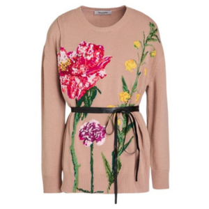 Valentino Garavani Floral Wool Cashmere Sweater