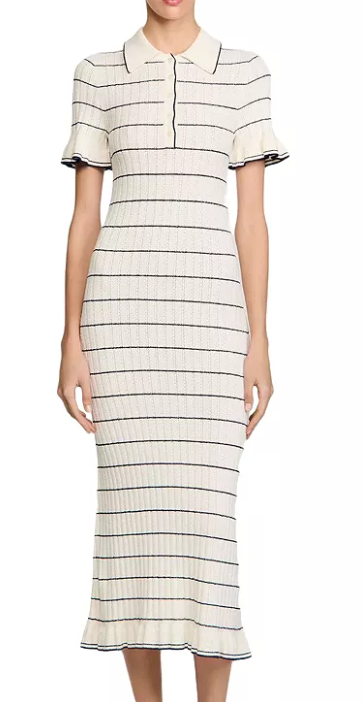 Sandro Knitted Maxi Dress