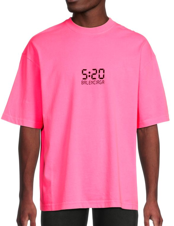 Balenciaga Logo Cotton Graphic T-Shirt