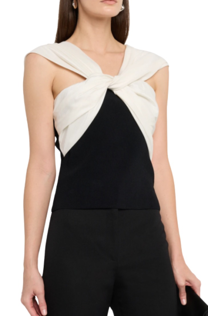 Celiana Combo Off-The-Shoulder Top