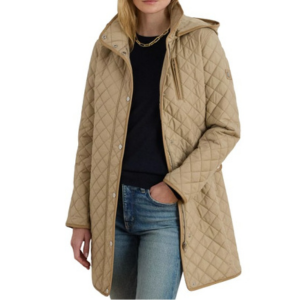 Lauren Ralph Lauren Women's RL Quilted Hooded Jacket