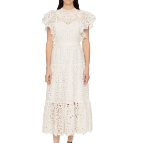 Sea Lumi Eyelet Maxi Dress