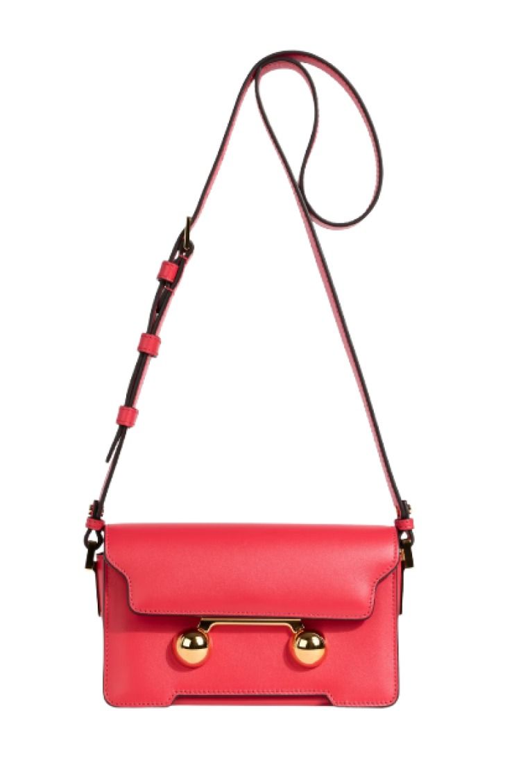 Marni Trunkaroo Mini Leather Shoulder Bag