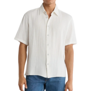 Rag & Bone Danny Cotton Gauze Button-Up Shirt