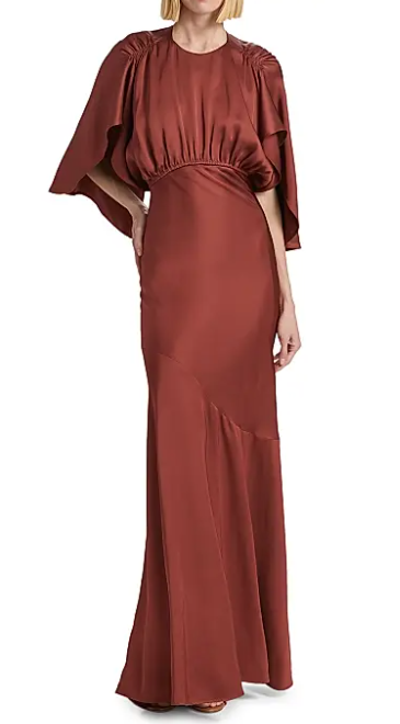 Zimmermann Eden Cape Maxi Dress