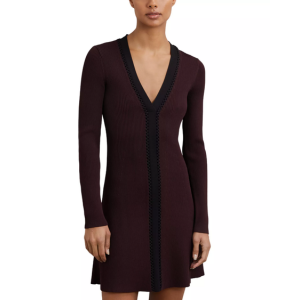 Reiss Alma Knit Mini Dress