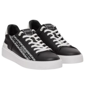 Balmain Men's Leather Lace Up Sneakers