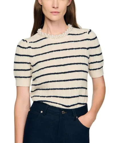 Sandro Striped Sweater
