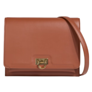Ferragamo Trifolio Leather Shoulder Bag