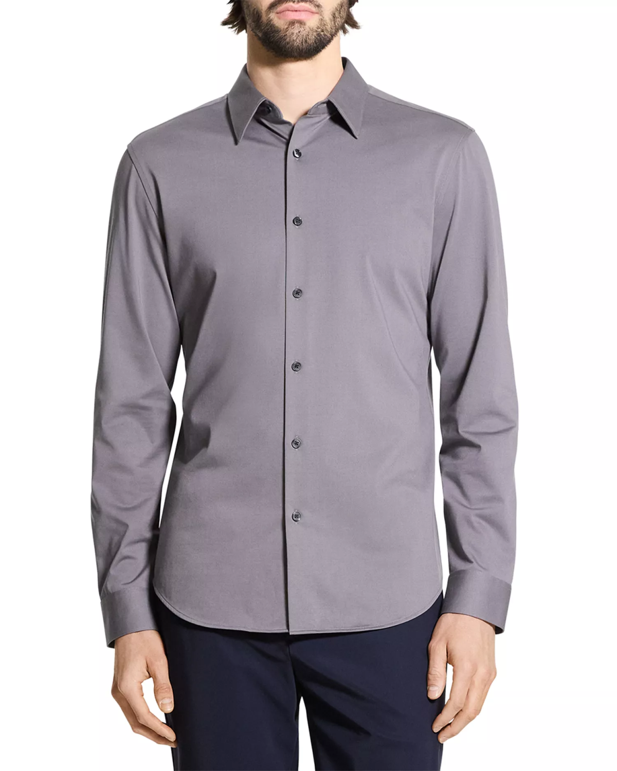 Theory Sylvain Shirt in Structure Knit