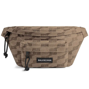 Balenciaga Signature BB Monogram Jacquard Canvas Beltpack