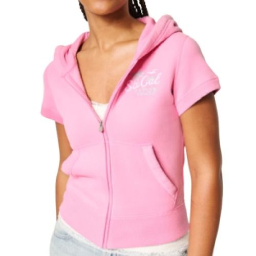 Hollister Women's Logo Graphic Hoodie