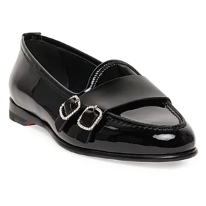 Santoni Glossy Patent Leather Loafers