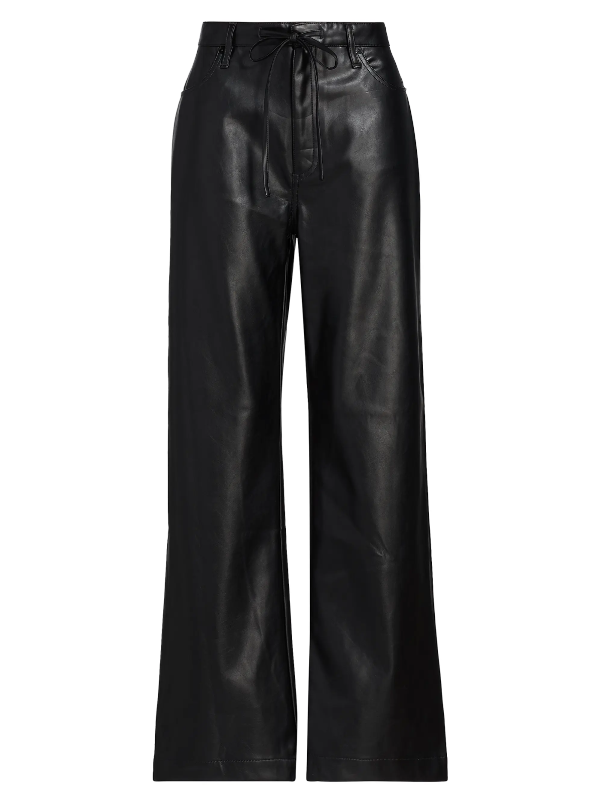 Rag & Bone Phoebe Faux-Leather Drawcord Pants