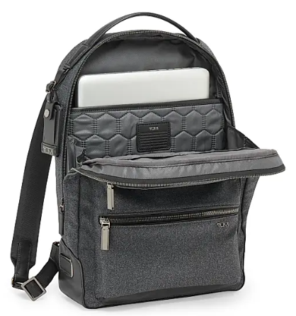 Tumi Harrison Bradner Nylon & Leather Backpack