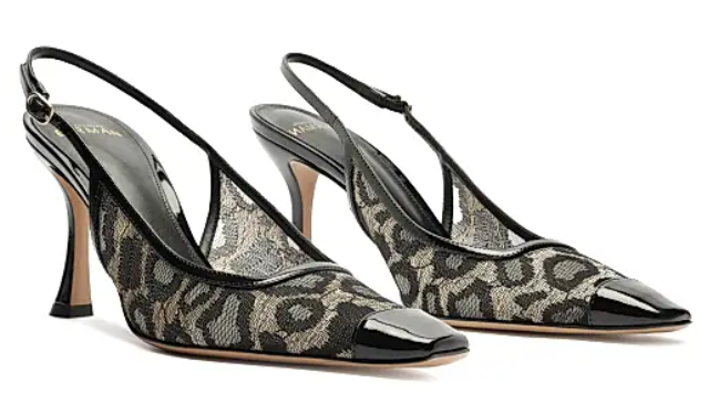 Alexandre Birman Olivia 85MM Printed Slingback Pumps
