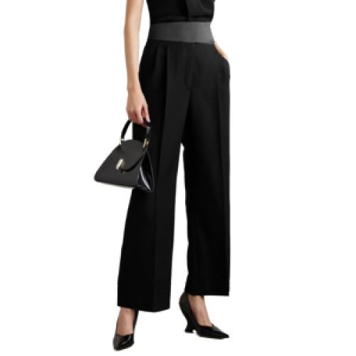 Stella Mccartney Women's Pleated Straight-Leg Pants