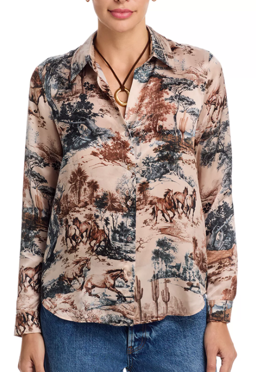 Lagence Tyler Silk Blouse