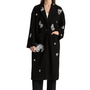 Cinq à Sept Gravis Crystal Ivy Coat