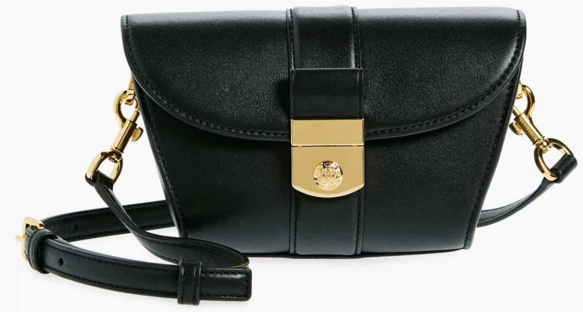 Veronica Beard Small Crest Lock Trap Bag