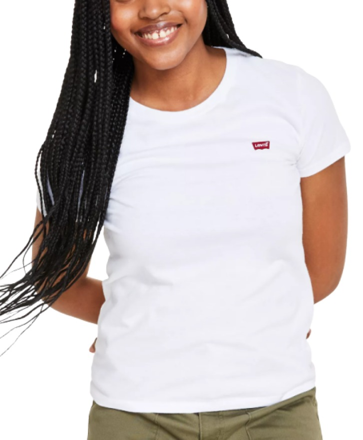 Levi's Women's The Perfect Crew Neck Cotton T-Shirt