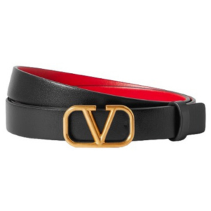 Valentino Garavani VLOGO Leather Belt