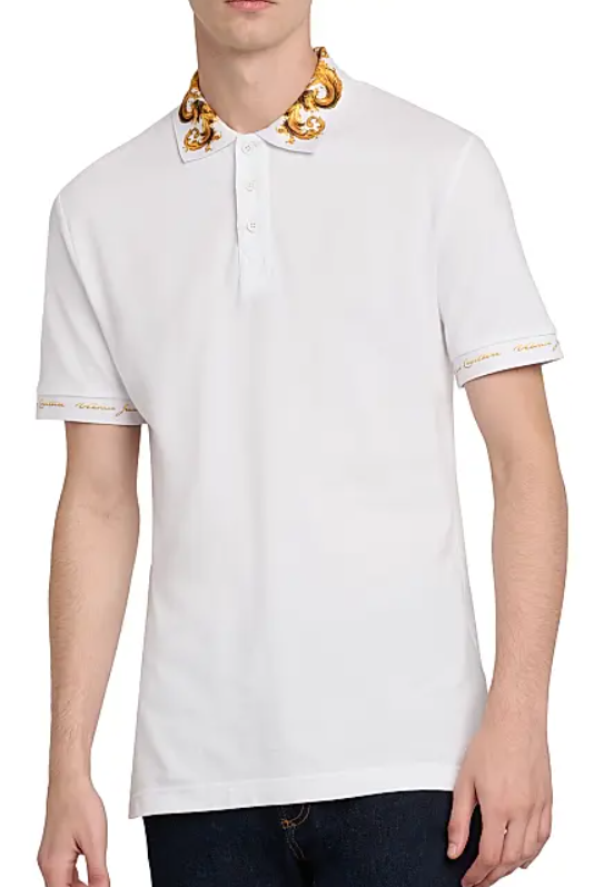 Versace Jeans Couture Barocco Polo T-Shirt