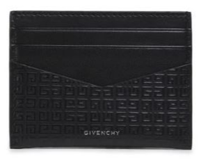 Givenchy Logo-Embossed Leather Card Holder