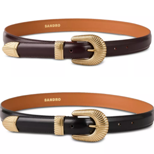 Sandro Women's Eve Leather Belt