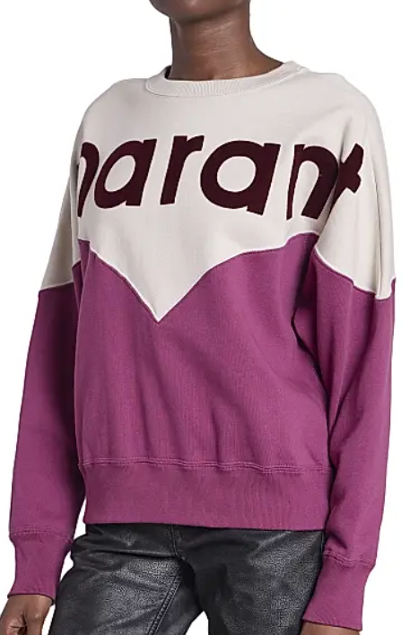 Isabel Marant Étoile Houston Logo Cotton-Blend Sweatshirt