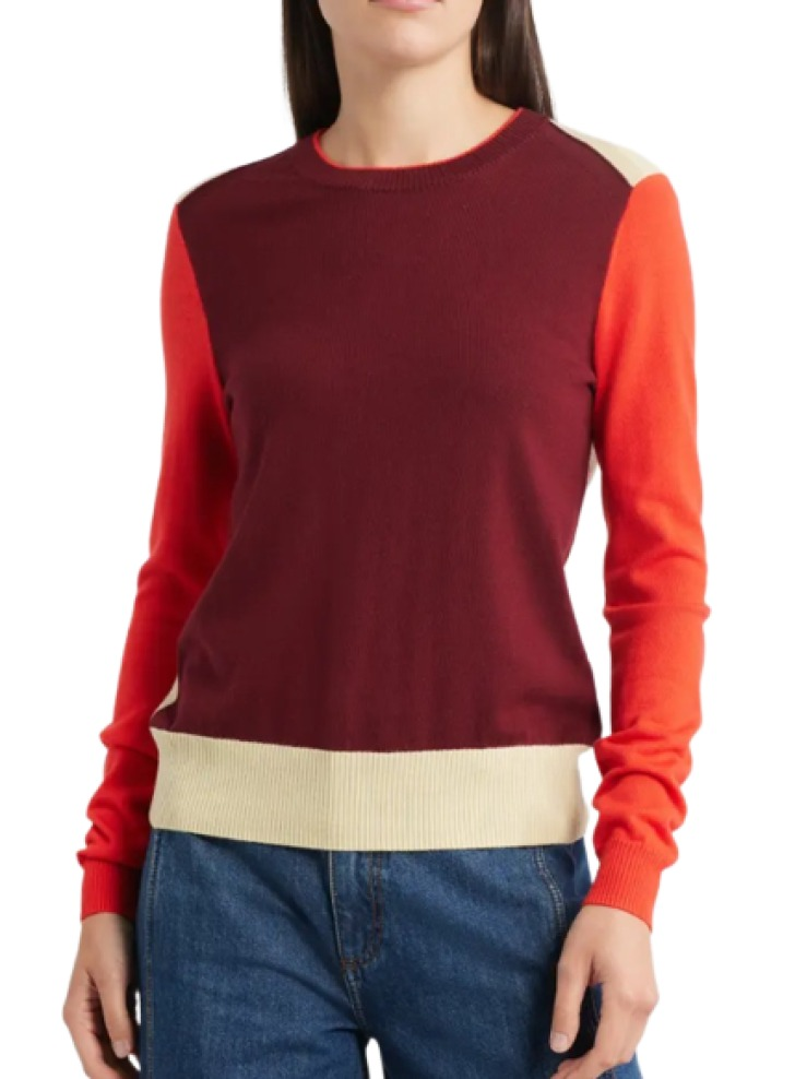 Rag & Bone Taron Colorblock Wool Sweater