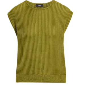 Theory Ribbed Pima Cotton Vest