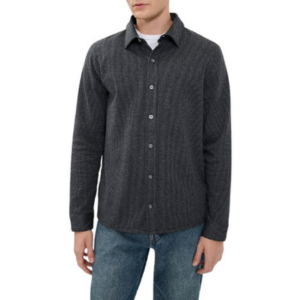 Vince Men's Pinstripe Jacquard Long Sleeve Shirt