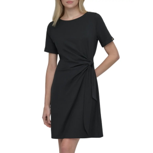 DKNY Faux Wrap Dress