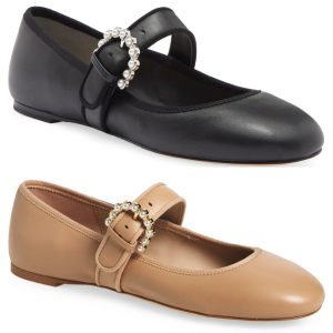 Stuart Weitzman Women's Leather Ballet Flats