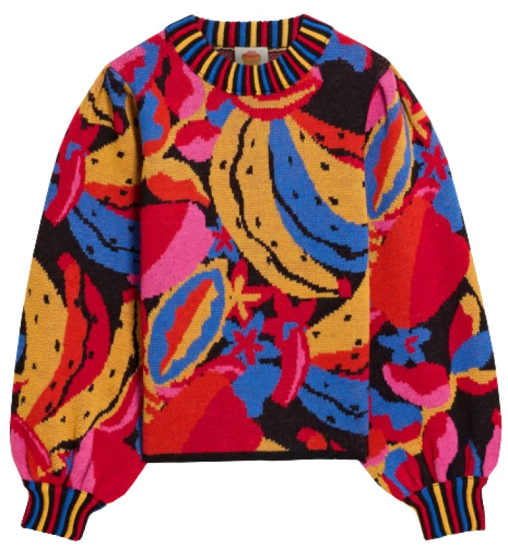 Farm Rio Intarsia Wool Sweater