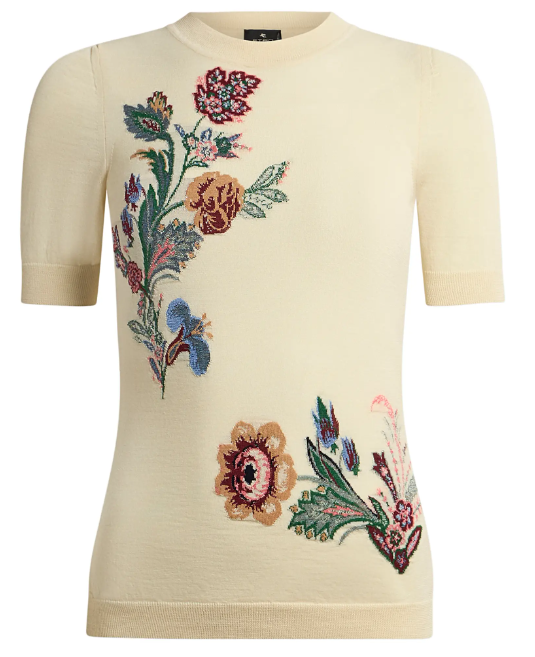 Etro Daydream Floral Knit Top